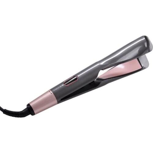 Surker electric hair straightener curler straightening curling iron LED hair styling Ceramic glaze coating