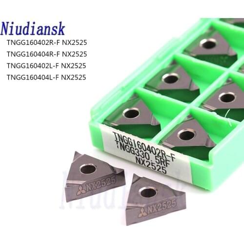 TNGG160402R-F TNGG160404R-F TNGG160402L-F TNGG160404L-F NX2525 Carbide Inserts CNC Metal Lathe Tools External Turning Cutters