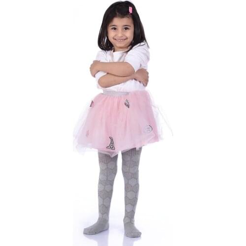 Idilfashion Honeycomb Pattern Female Child Pantyhose Socks Ç-ART111 (3'LÜ PACKAGE)