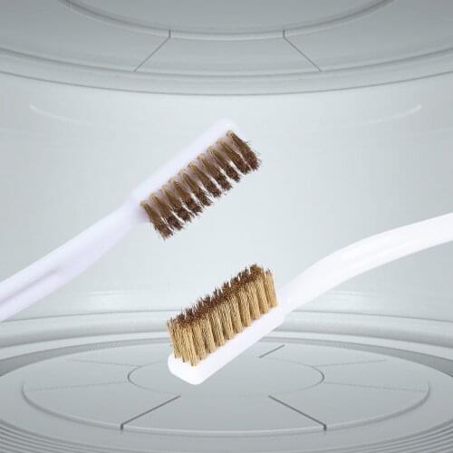 3D Printer Parts Cleaner Tool Copper Wire Toothbrush Copper Brush Handle Nozzle Block Hotend Cleaning Hot Bed Cleaning