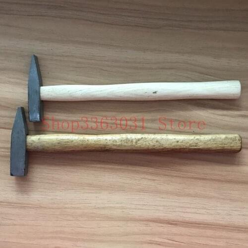 Goldsmith tools hammer with wooden handle for craftman working
