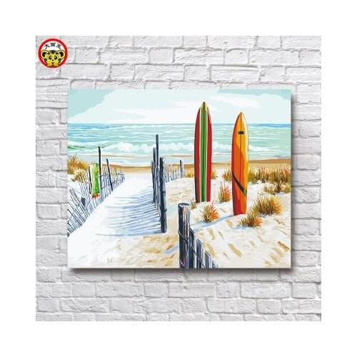 Paint by number Landscape Artistic Conception Decorative diy Lover Family Living Room Bedroom Sofa Ba