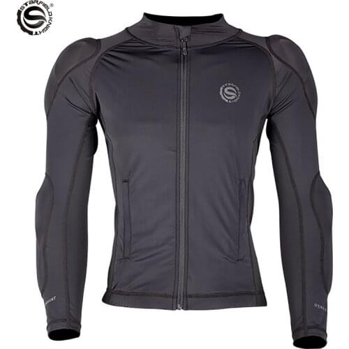 Men Motorcycle Jacket Breathable Motocross Racing Body Armor Motorbike Protective Gear Armor Clothing Anti-collision Moto Jacket