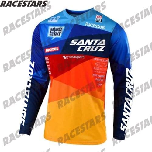 Santa Cruz Cycling Clothing Racing Downhill Jersey Mountain Bike Motorcycle MTB Jersey Cross Country Ciclismo Hombre MX BMX DH