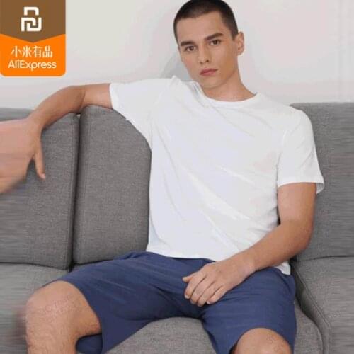 Original xiaomi mijia cotton comfortable casual home casual shorts 100% cotton summer shorts can be worn outside smart home