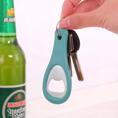Bottle Opener Key Ring Chain Keyring Keychain Metal Beer Bar Tool Claw Typical Wine Corkscrew Kitchen Tools Bar Accessoires New