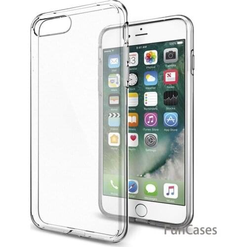 Ultra Thin Soft TPU Transparent Case For iPhone 5 5S SE 6 6S Plus 7 Plus 8 8Plus X Clear Silicon Back Cover Phone cases shell