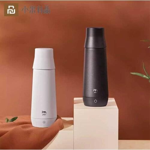 Youpin Smart Electric Heating Cup 300ML Smart Teapot Heating Cup Milk Boiling Boiler Thermos Cup Stainless Steel Metal Bottle