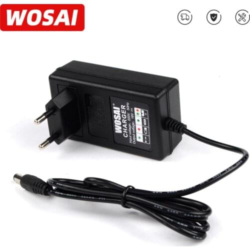 WOSAI 16V Cordless Drill Lithium Battery Charger Battery Pack Charger Adapter Applicable Drill Model WS-3015