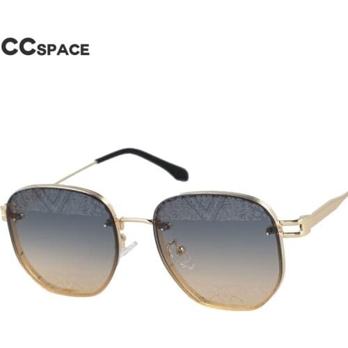 53017 Vintage Fashion Rimless Sunglasses Women Famous Luxury Brand Design Sun Glasses Uv400