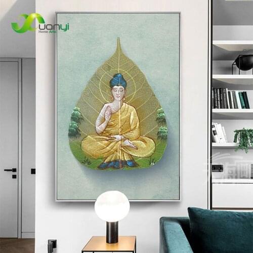 Abstract Buddha Painting Artwork Poster Canvas Wall Art Painting Wall Zen Budda Buda Canvas Paintings Home Decoration Unframed