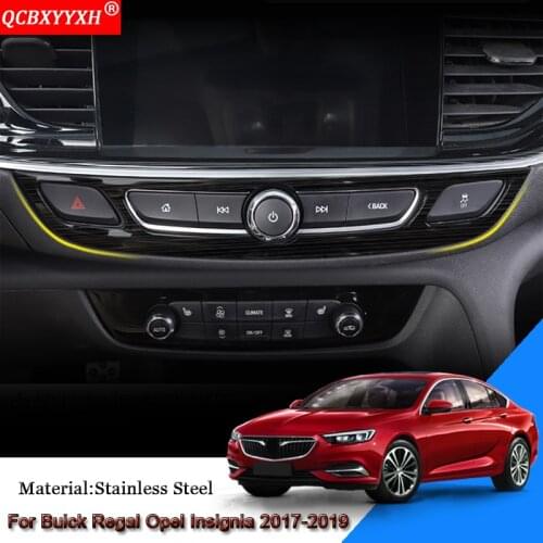 Car Center Button Decoration Sequins Internal Sticker Accessories For Buick Regal Opel Insignia 2017-2019 Holden Commodore 18-19