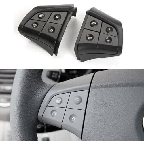 Car Multifunction Audio Steering Wheel Button Cover for Mercedes-Benz ML GL R B Class W164 W251 W245 2006-2011 Car Accessories