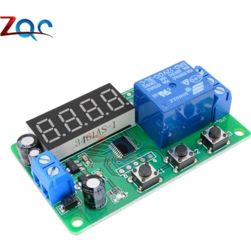 DC 12V LED Digital Home Automation Delay Relay Trigger Time Circuit Timer Control Cycle Adjustable On Off Switch Relay Module