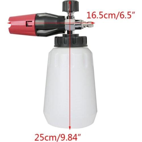 Car Wash Foam Bottle High Pressure Snow Foam Lance Soap Bottle With 1/4 Quick Release Connector Auto Cleaning Tools