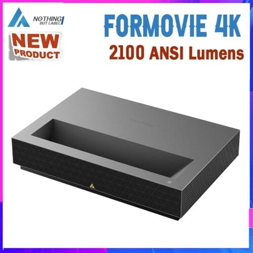 Formovie 4K Cinema Laser Projector 2000 ANSI Lumens Bluetooth HDR10 Home Theater Beamer video English interface EUR Tax Free