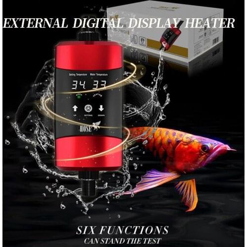 Fish tank heating rod automatic constant temperature variable frequency heater electric heating rod heating rod external heating