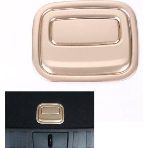3pcs/set ABS 4 Colors Available Rear Trunk Inner Door Handle Cover Frame Trim Fits For Jeep Renegade 2015 2016 Car Styling Cover