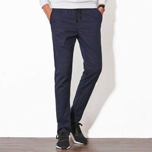 MRMT 2021 Brand Autumn New Fashion Mens Trousers Pure Cotton Casual Pants for Male Trousers