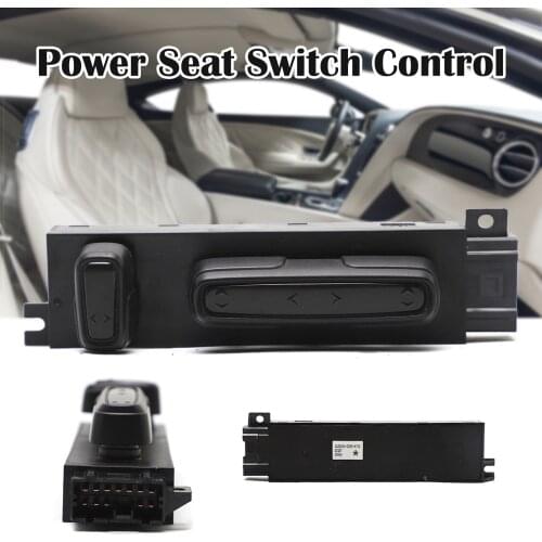 Power Seat Switch Control Left/Driver Black 81653-SDB-A71 for Honda Accord 18-19 BIN