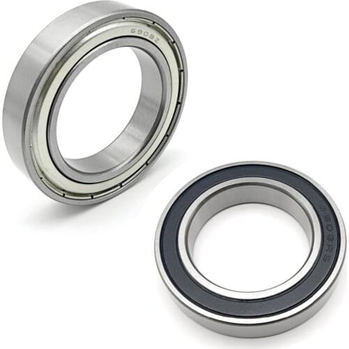 1PCS DALUO Bearing 6908ZZ 6908-2RS 40X62X12 6908 6908Z 6908RS ABEC-1 Single Row Deep Groove Ball Bearings Metric