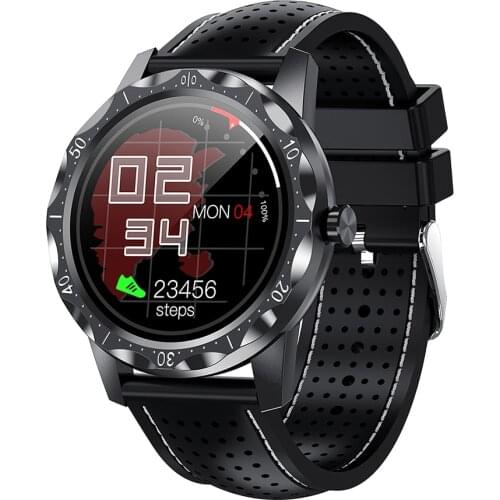 SKY 1 Smart Watch Mens IP68 Waterproof Sleep Tracker Sports Fitness Bluetooth Smart Watch for Android IOS Phones