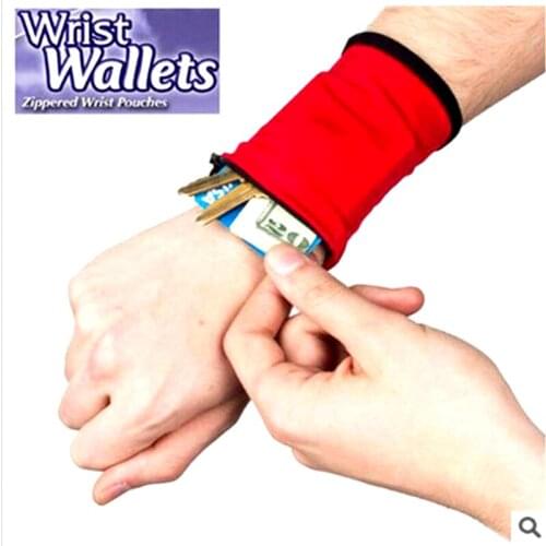 Sports Outdoor Multi-Function Wrist Bag Zipper Woolsack Travel Pouch Gym Bike Wallet Outdoor Camping Tools -7