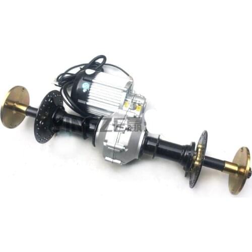 Three Wheel GO KART KARTING UTV Buggy Transmission ATV 65CM Rear Axle Differential With 60V 1000W Motor