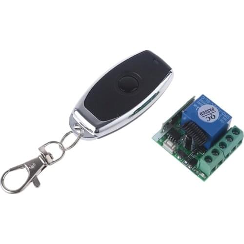 Remote Switch 433Mhz Universal Wireless Remote Control Switch DC 12V 1CH Relay Receiver Module RF Transmitter
