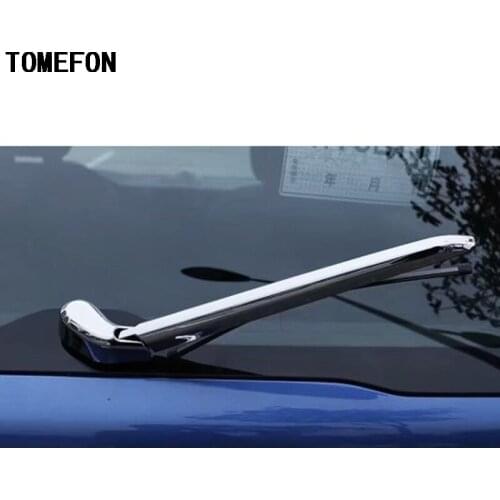 TOMEFON Exterior Styling For Volvo XC60 XC 60 2018 2019 Rear Tail Window Windshield Wipe Arm Window Windscreen Wiper Wash Cover