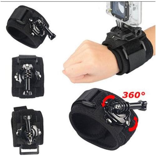 360 Degree Rotating Band Glove Style Wrist Camera Strap Hand Mount