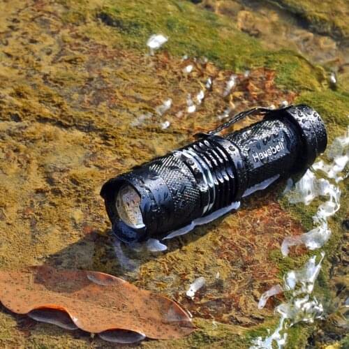 Built in battery XP-G Q5 Zoom LED Flashlight Focus Mini Torch Lamp Adjustable Light Waterproof For Outdoor Camping Illumination
