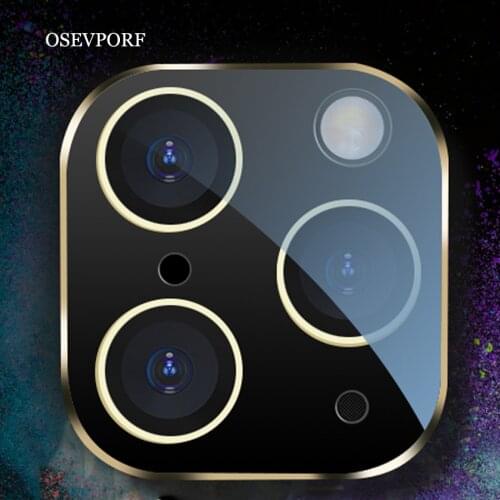 Tempered Glass For iPhone 11 12 Pro Max 12 SE 2 X XR XS MAX Metal Rear Lens For iPhone 8 7 6 6S Plus Screen Protector Glass Film