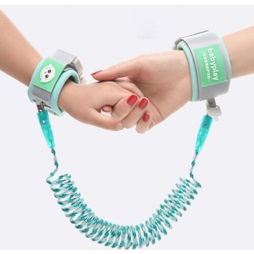 1.5m Childrens Anti-lost Rope Safety Baby Parent Bracelet Anti-lost Traction Rope Cute Cartoon Adjustable Walking Rope