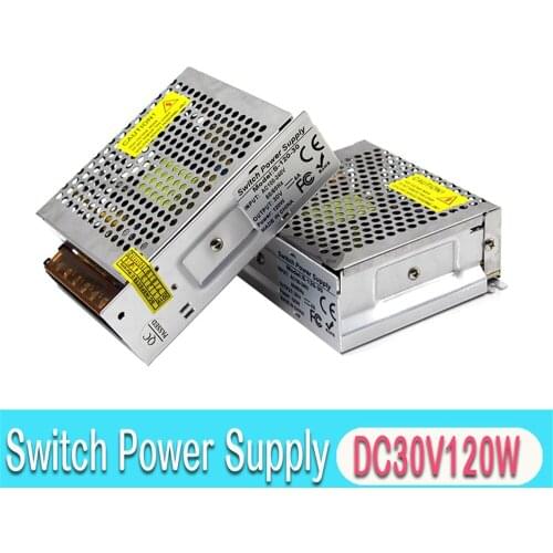120W 4A 30V DC Power Supply Transformers AC100-240V AC DC30V SMPS for Electrical Machinery Equipment Cctv Monitoring System