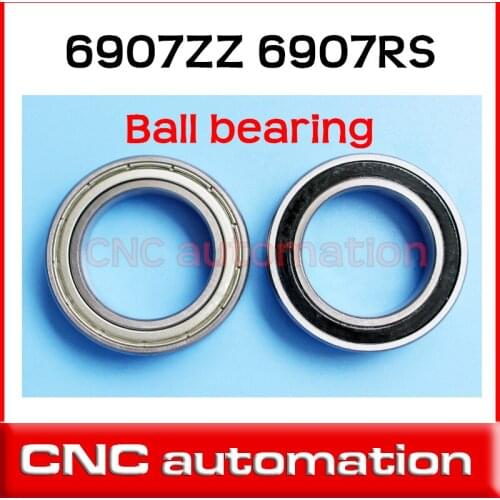 2pcs 6907 6907Z 6907ZZ 35*55*10mm chrome steel deep groove bearing radial 6907RS 61907RS rubber seal 6907-2RS