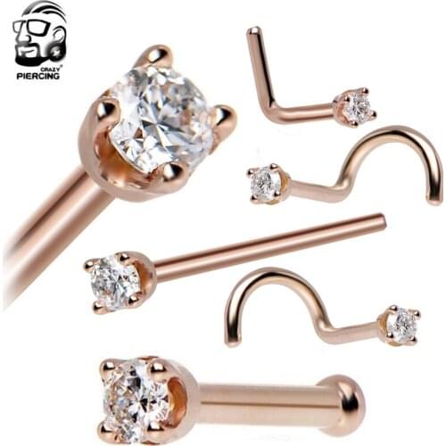 5Pcs Surgical Stainless Steel Eyebrow Nose Ring Lip Captive Ring Tongue Piercing Tragus Cartilage Earring Body Jewelry Gift