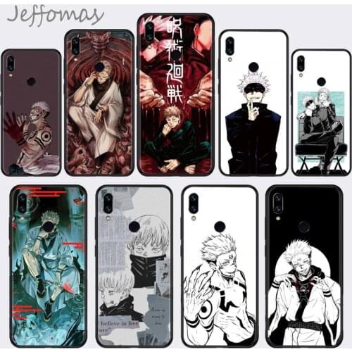 Jujutsu Kaisen Satoru Gojo Comics Phone Case For Xiaomi Redmi 7 8 9t a3 9se k20 mi8 max3 lite 9 note 9s 10 pro
