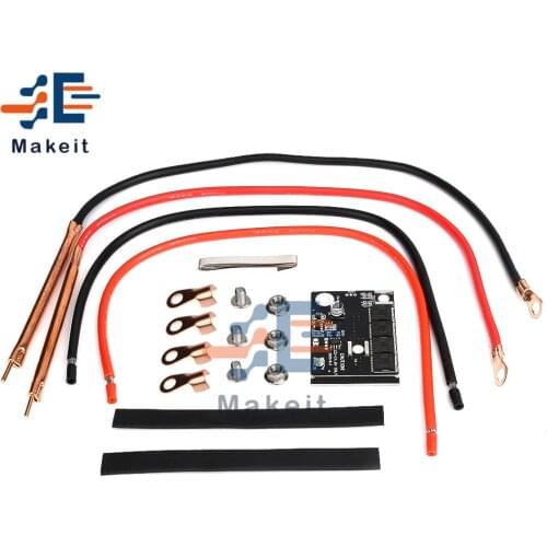 DIY DC 12V Spot Welder Motherboard Third Gear Automatic Trigger Spot Welder Pen PCB Circuit Board With Indicator Light 90-150A