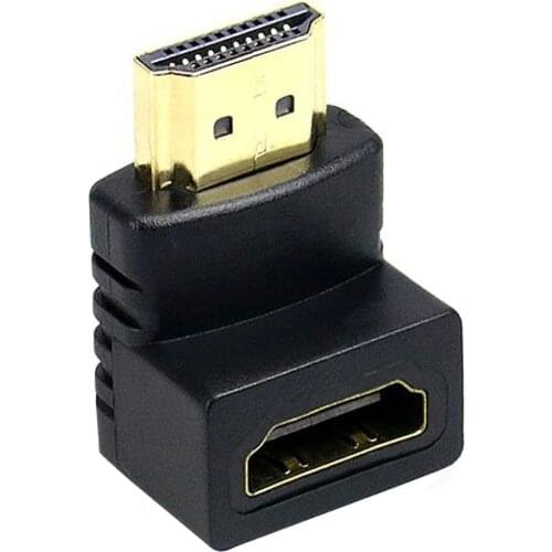 HDMI-compatible 90 Degree And 270 Degree Right Left Angle Convertor Male To Female Adapter Converter