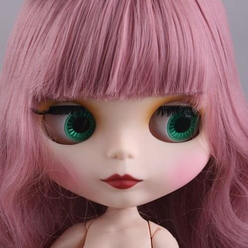 Doll Matte Joints Wavycrimp Long Neo [Wama] Blyth Hair 19 Face Nude 12"