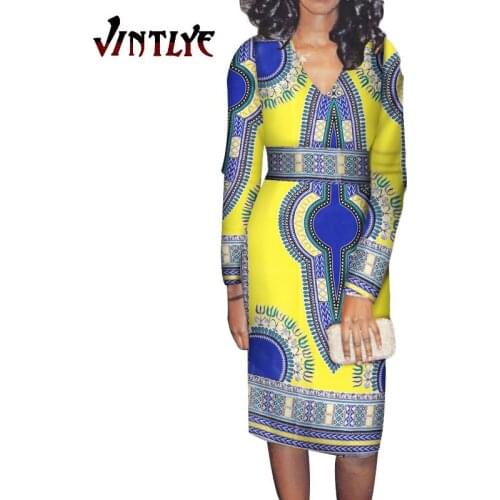 Summer African Dress for Women Dashiki Long Dress with Belt Lady Party Custome Ankara Fashion Attire Maxi Vintage Dress WY363