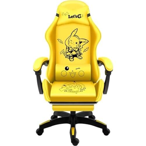 Hot!New high quality WCG gaming chair girls cute cartoon computer armchair office home lifting adjustable chair swivel chairs