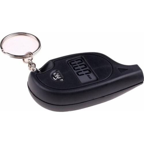 Mini Keychain Car Tyre Air Pressure Gauge LCD Digital Auto Motorcycle Test For Car Tyre Meter Tester Tool For Auto