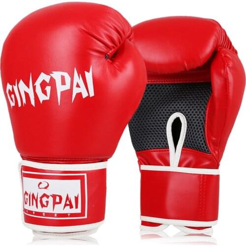2020 Original 3 colors 10oz PU Leather training boxing gloves high quality fitness muay thai guantes de boxeo for adult male