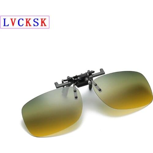 Polarized Myopia Sunglasses Clips Women Men Clip On Nearsighted Sunglasses Lens Driving Night Vision Glasses Lens Send Box L3