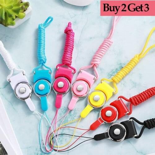 6 Colors Portable Mobile Phone Straps Rope for Samsung Galaxy S6 S7 Edge Plus iphone 6 Plus Lanyard Neck Strap Phone Decoration