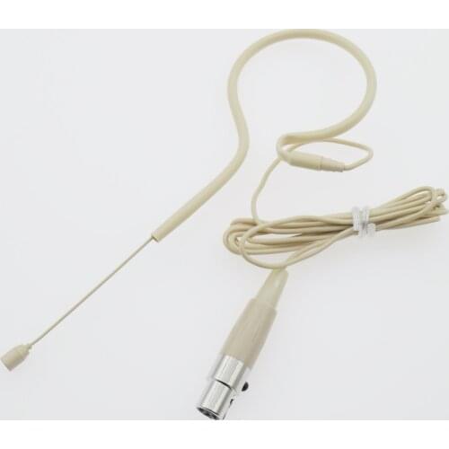 Professional 3Pin Mini Headworn Headset Microphone For AKG Samson Wireless Ear Hanging Microphone System TA3F Lockable