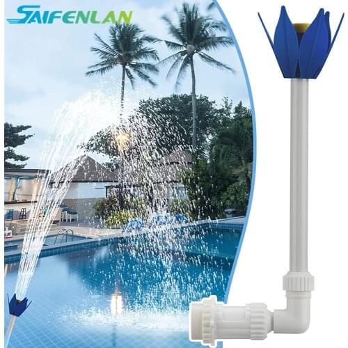Pool Fountain Fun Water Sprinkler Above In-ground Swimming Pool Waterfalls Spray Pond Swimming Pool Accessories Decor