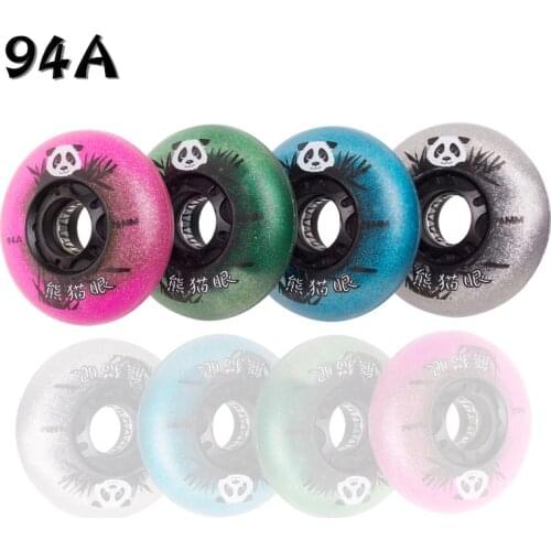 FRM 94A Inline Skates Wheel for SEBA HV IGOR KSJ WFSC HL for PowerSlide RB Skating Shes LED Flash Skating Wheel Sliding Brake FR